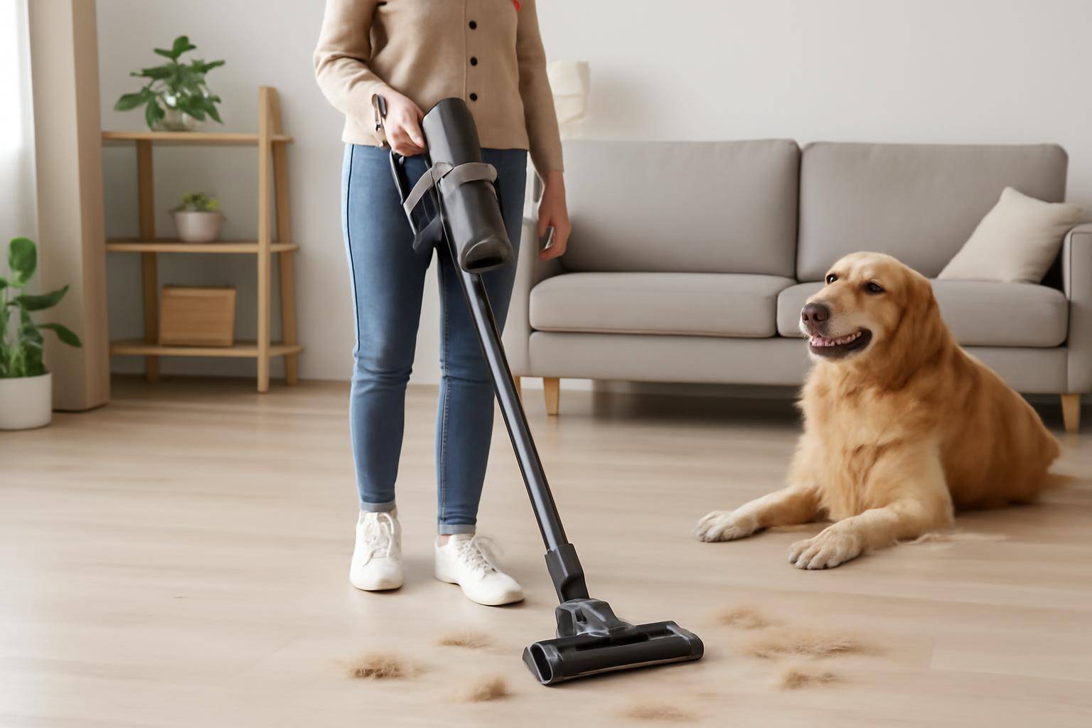 Ledningsfri støvsuger til hundehår: sådan vælger du den rigtige model til hjem med husdyr