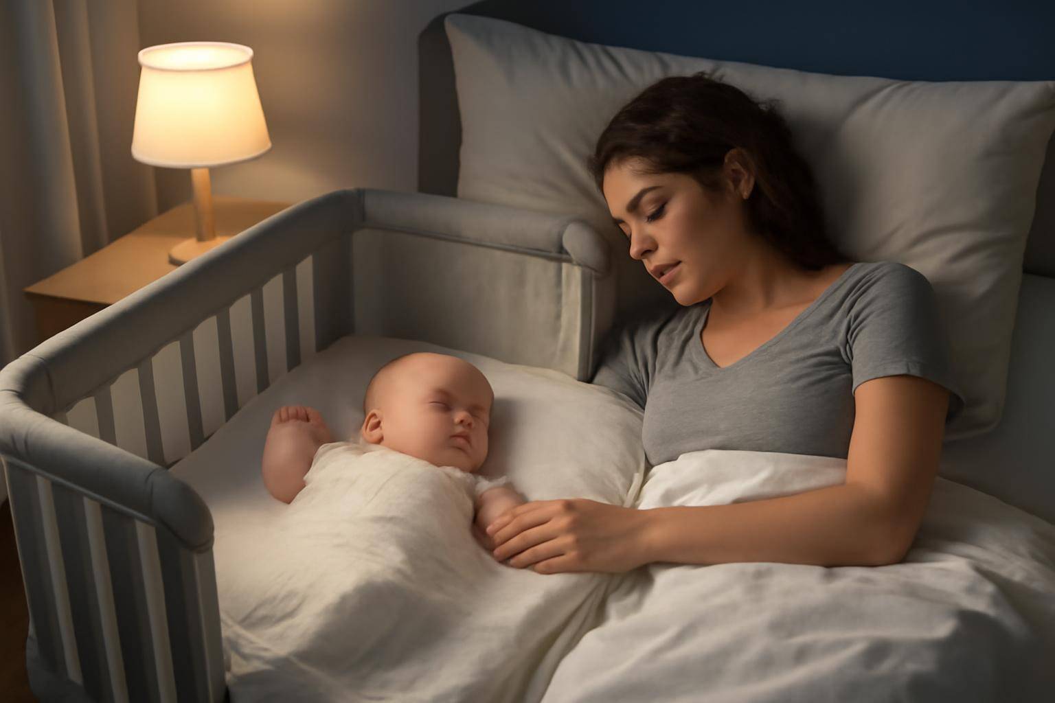 Bedside tremmeseng og samsovning: Sådan samsover I sikkert med baby