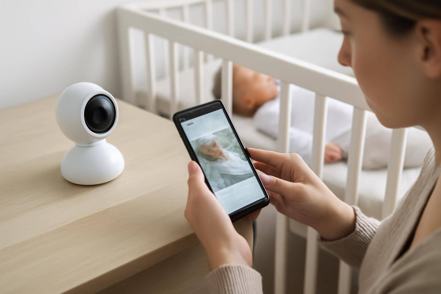 Købsguide: Sådan vælger du den bedste babyalarm med app til jeres behov -  - Professional illustration and visual guide