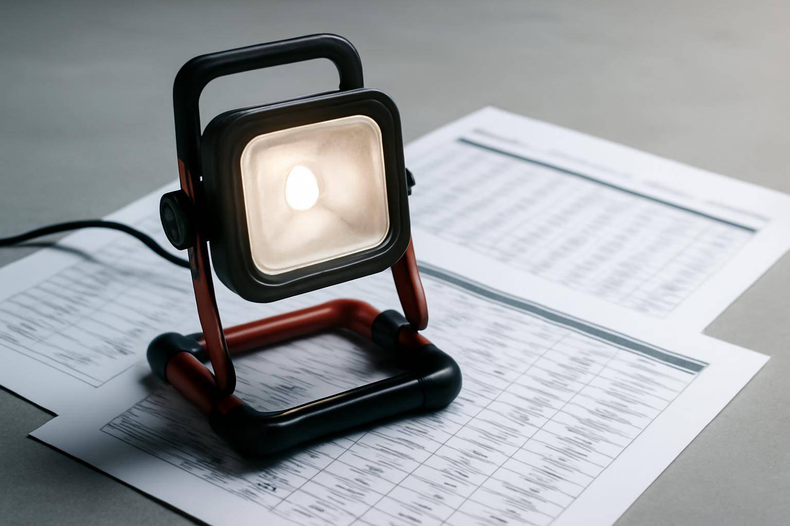 Arbejdslampe lumen: Sådan forstår du alle specifikationer på arbejdslys