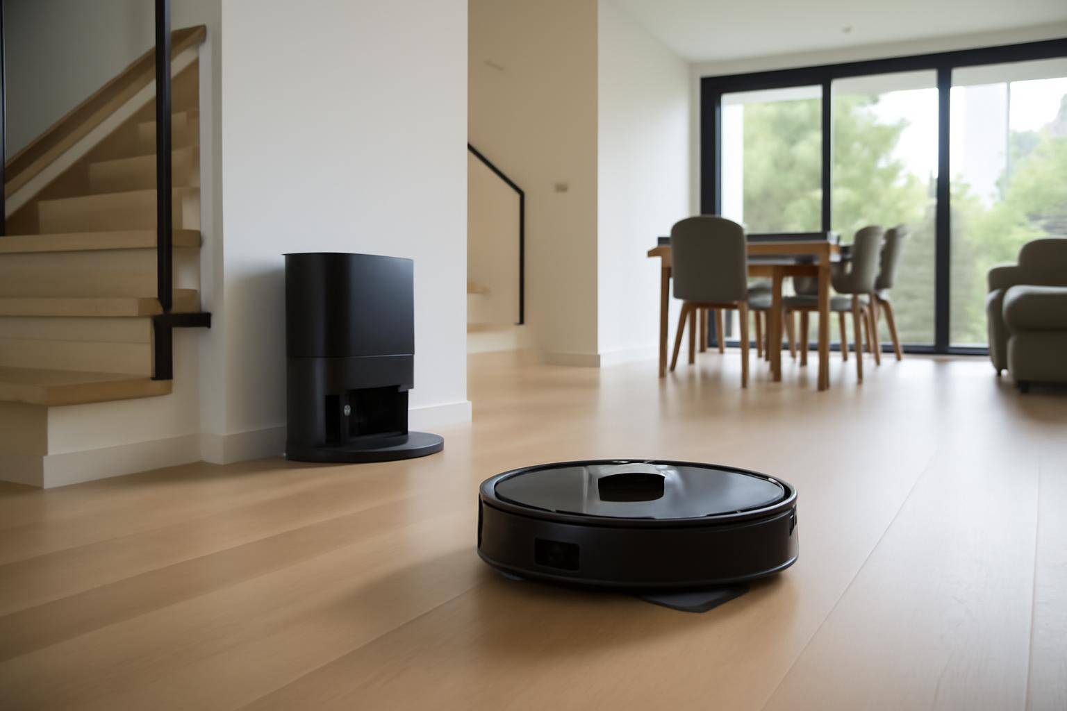 Bedste robot gulvvasker til store huse - I huse over 140–150 m² med flere etager bliver navigation, batteritid og dock-type afgørende. Pr