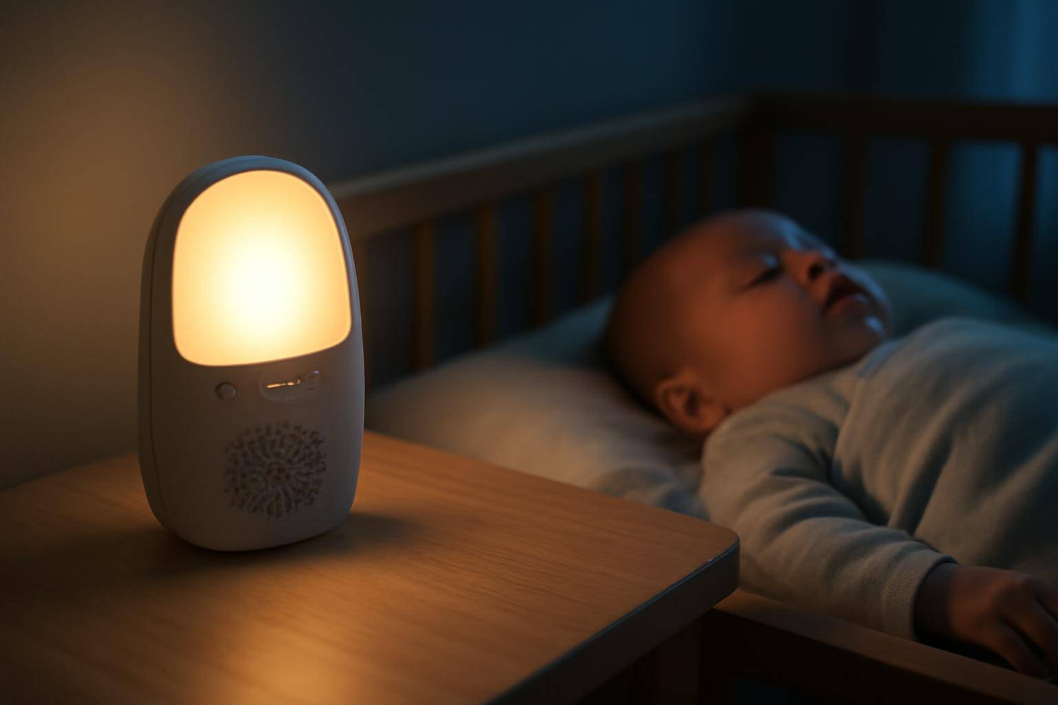 Babyalarm natlys: Hvor meget lys er for meget for barnets søvnkvalitet? - Mange babyalarmer har indbygget natlys – ofte som en lille lampe på b...