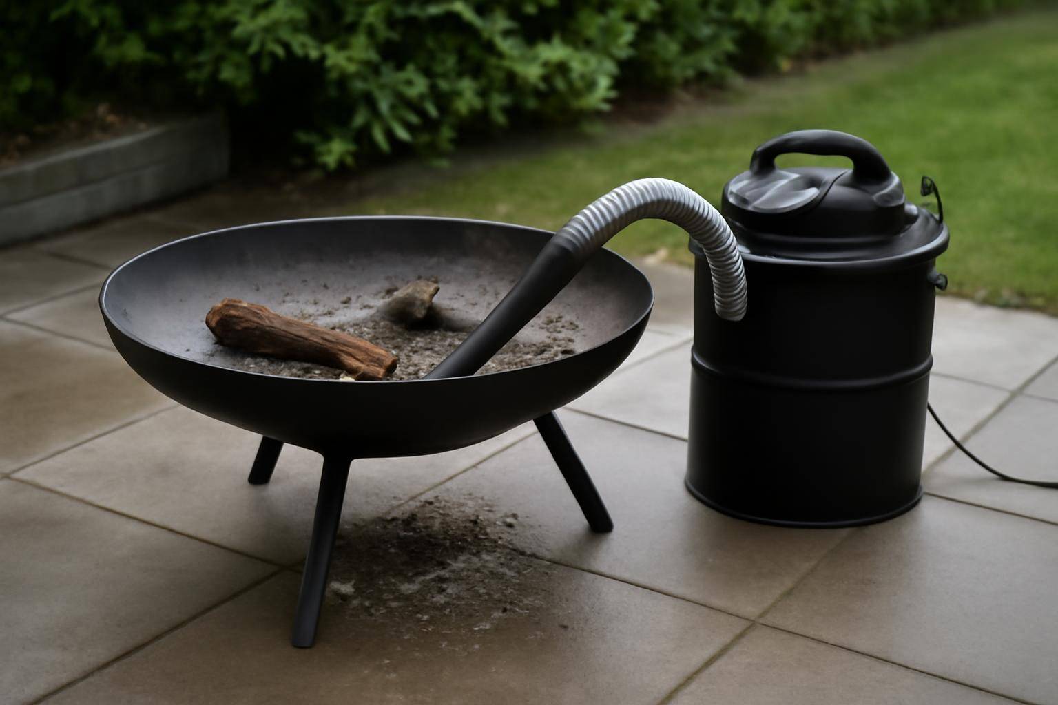 Askestøvsuger til bålfad, terrasse og udendørs bålplads - Bålfad og udendørs bålpladser giver noget af det mest hyggelige lys og varme på t...