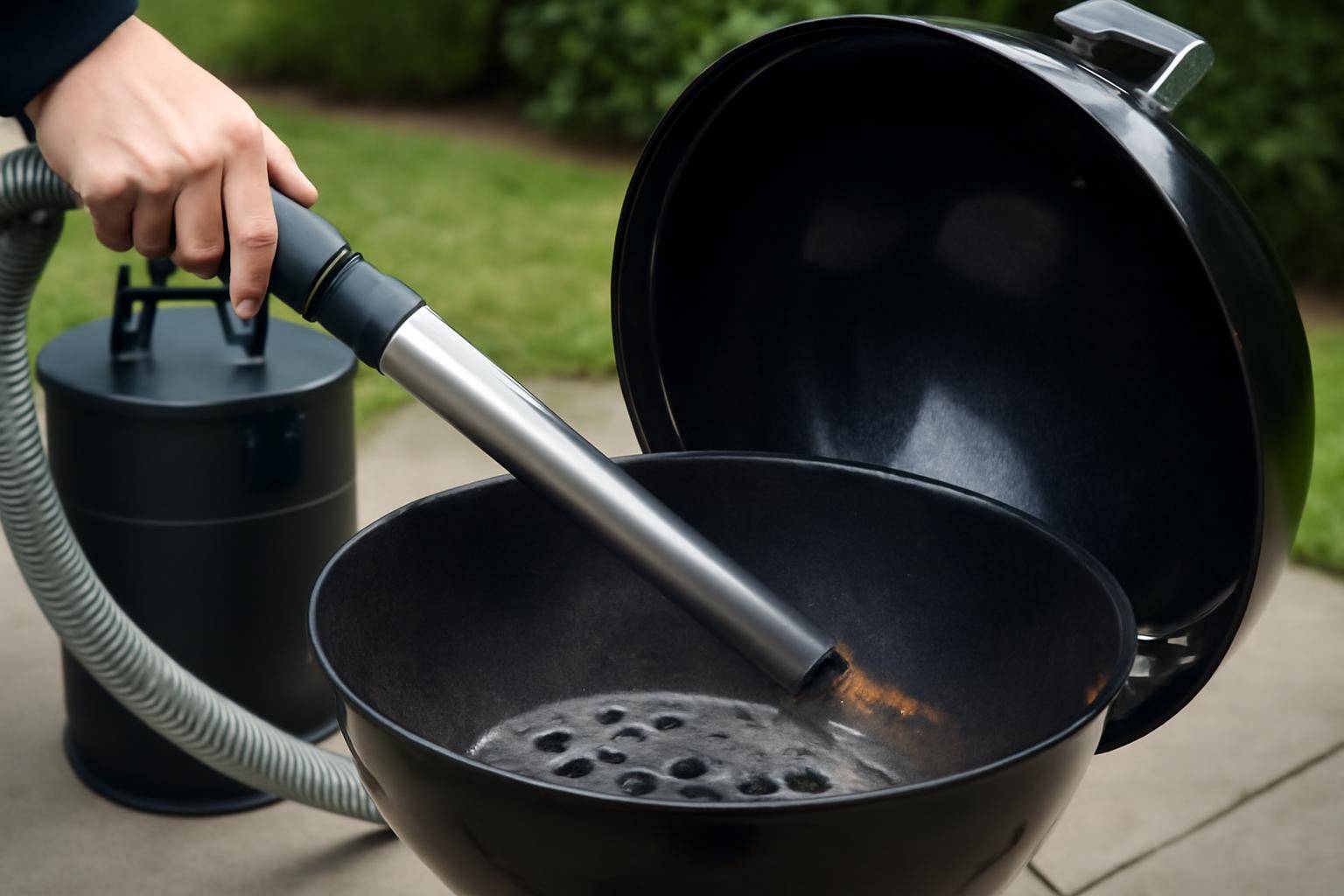 Kan askestøvsuger skade emaljen eller grillen? - En askestøvsuger kan i princippet skade emaljen i din Weber-grill eller overflader i en keramisk gr