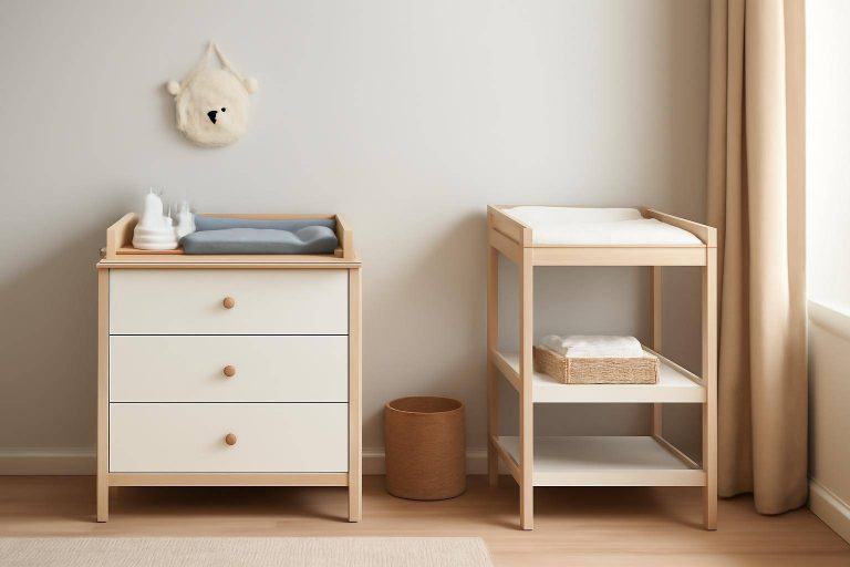 Puslekommode vs puslebord: Hvad er bedst til jeres familie? -  - Professional illustration and visual guide