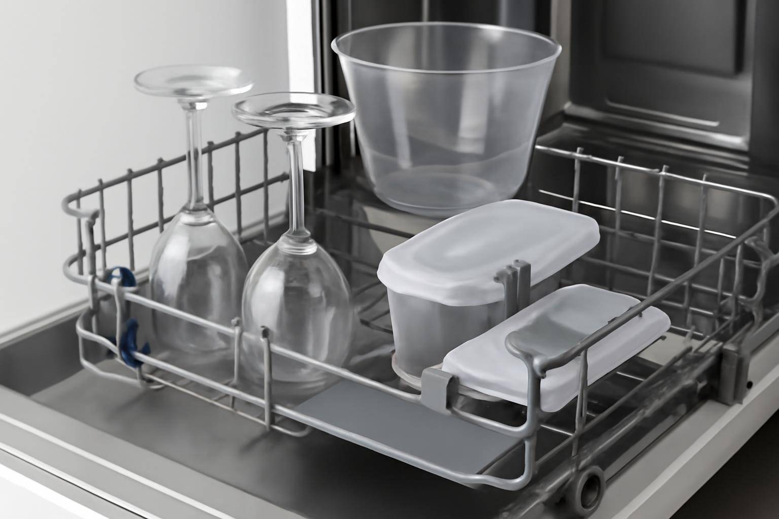 Tilbehør til glas, plastik og sarte ting: Glasholdere, clips og hylder - Glas, plastbøtter og lette, sarte dele er ofte dem, der giver mest irrit...