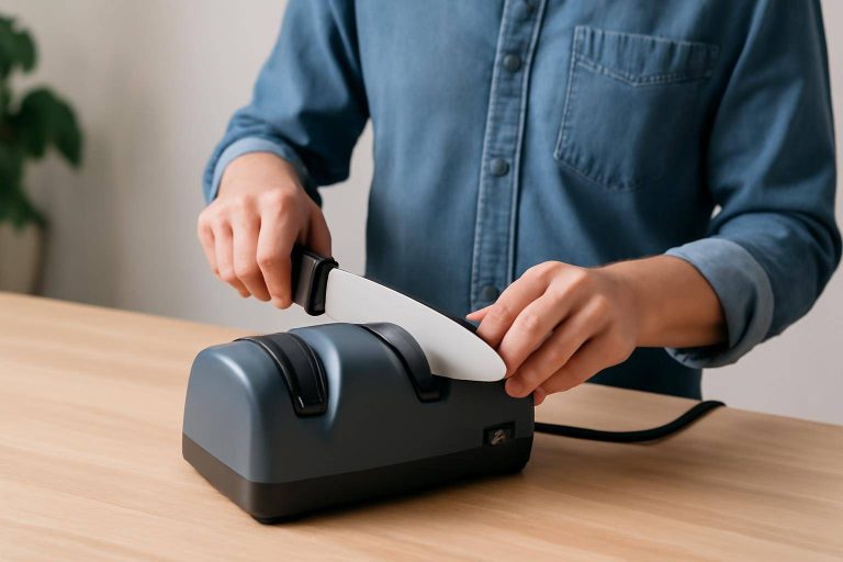 Sådan bruger du elektrisk knivsliber korrekt – trin for trin guide for begyndere