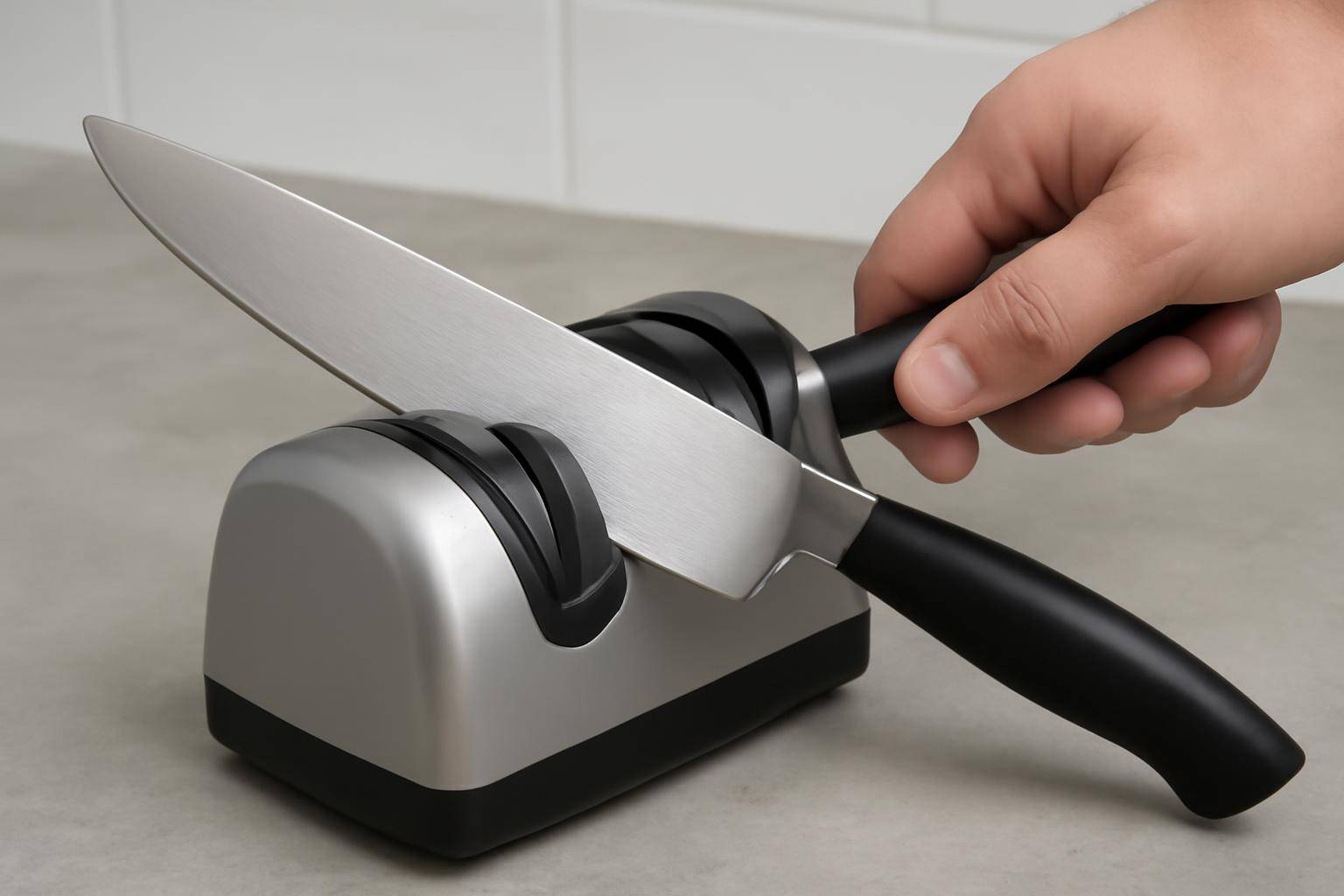 Gentagelser, tynde knive og afslutning på elektrisk sliber - De fleste producenter anbefaler kun 1–3 langsomme strøg i det grove spor for en sl...