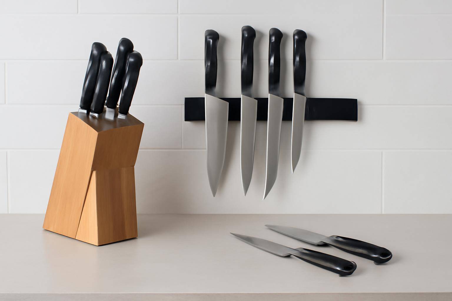 Knivsæt med blok vs. magnetisk knivsæt vs. uden opbevaring - En vigtig beslutning ved køb af knivsæt er, om du skal vælge et knivsæt med blok...