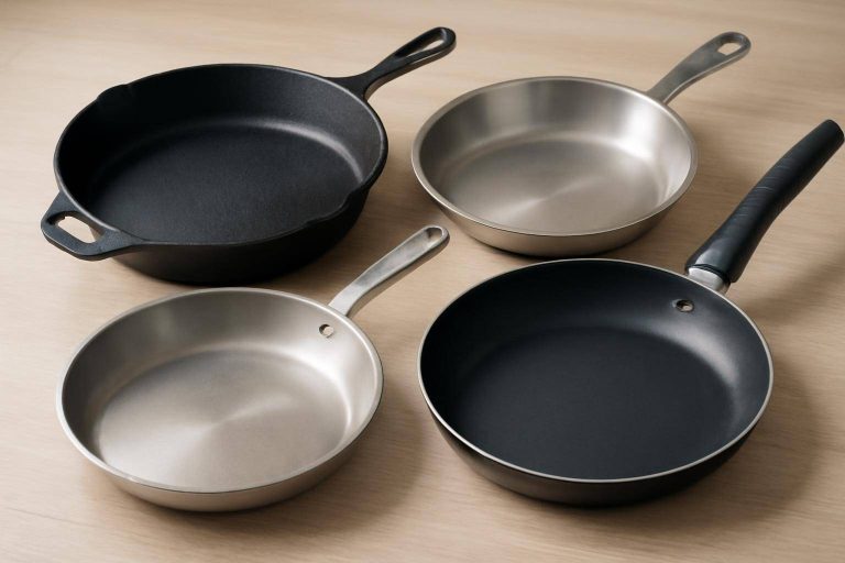 Materialer til stegepande: Den komplette guide til støbejern, stål, aluminium og non-stick