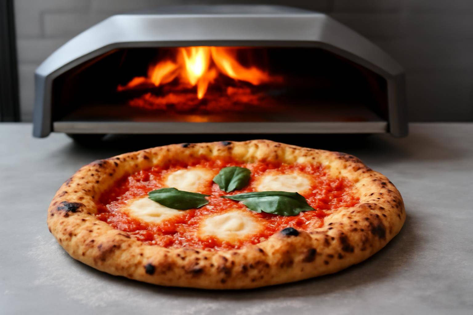 Napolitansk pizza opskrift til pizzaovn (autentisk stil) - Napolitansk pizza i pizzaovn handler om tynd midte, luftig kant (cornicione), enkel topp...