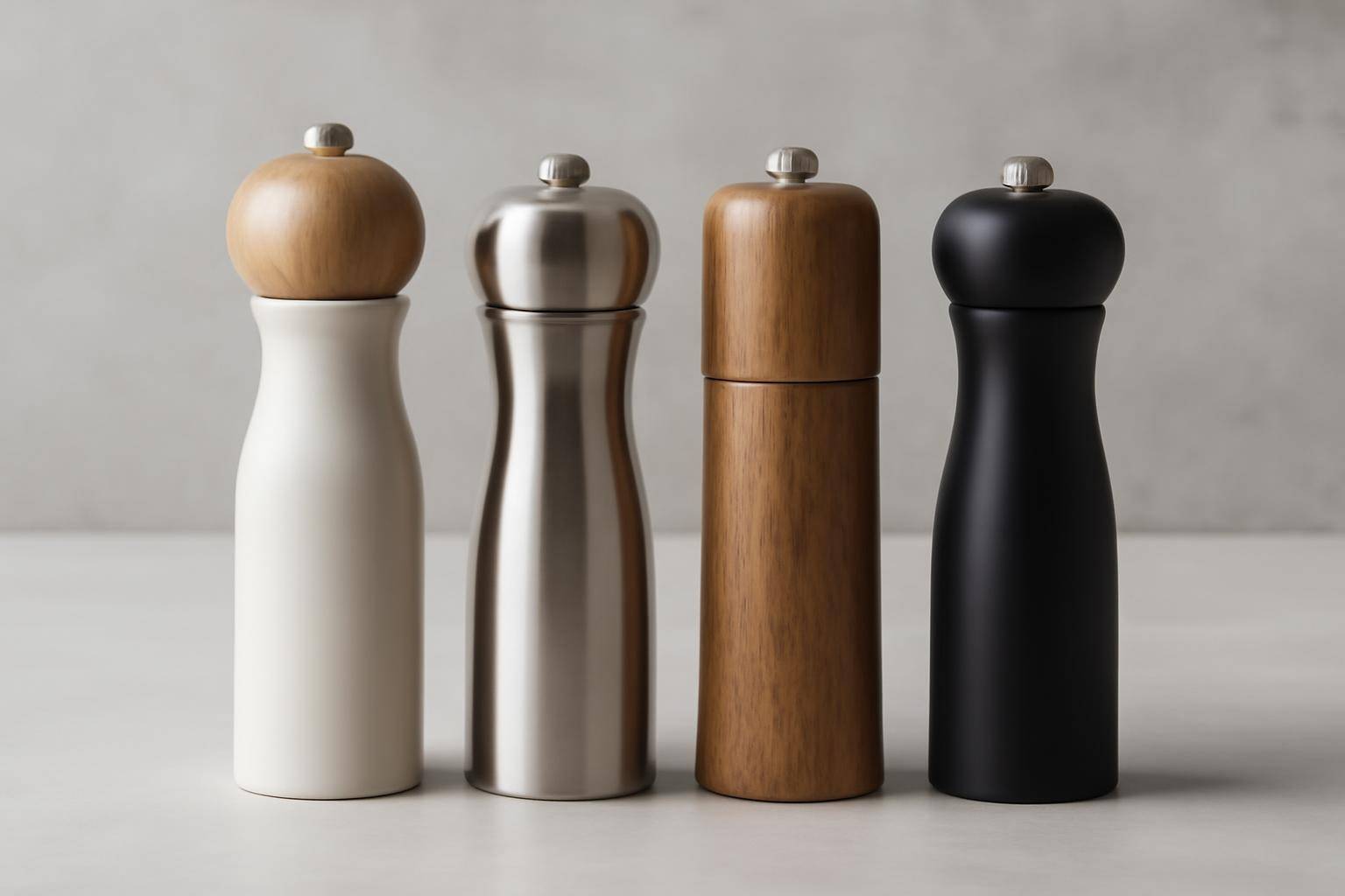Materialer og konstruktion: Keramik, stål, træ og plastik - - Professional illustration and visual guide