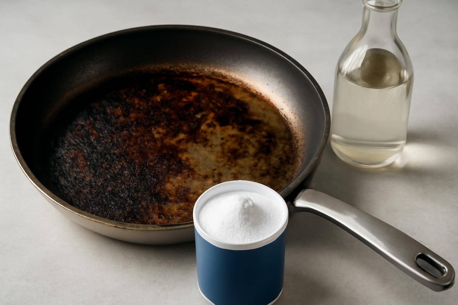 Hjælper bagepulver altid? Myter og misforståelser om rengøring af brændte pander - Bagepulver og eddike er ofte omtalt som mirakelkure, men san...