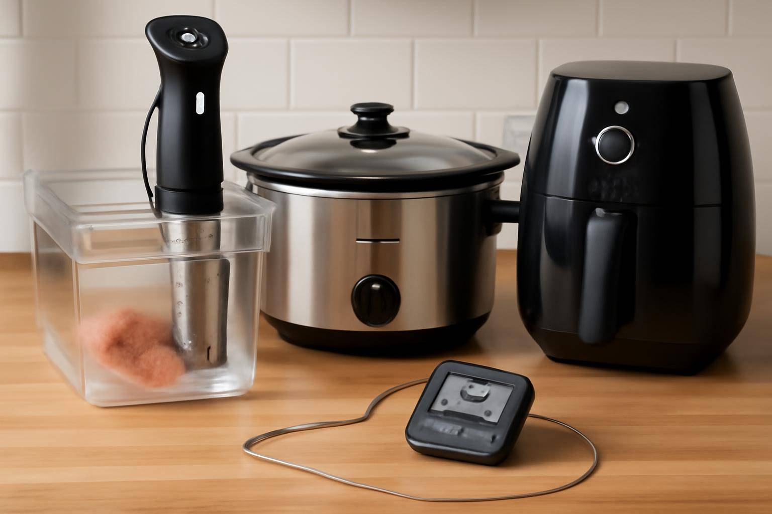 Stegetermometer til sous vide, slowcooker og airfryer: Sådan får du styr på kernetemperaturen
