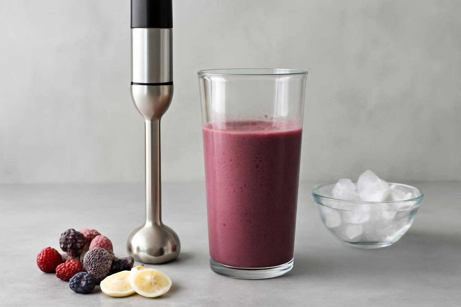 Krav til smoothie, frosne bær og is - Smoothies er en af de opgaver, hvor forskellen mellem en billig og en kraftig stavblender virkelig m