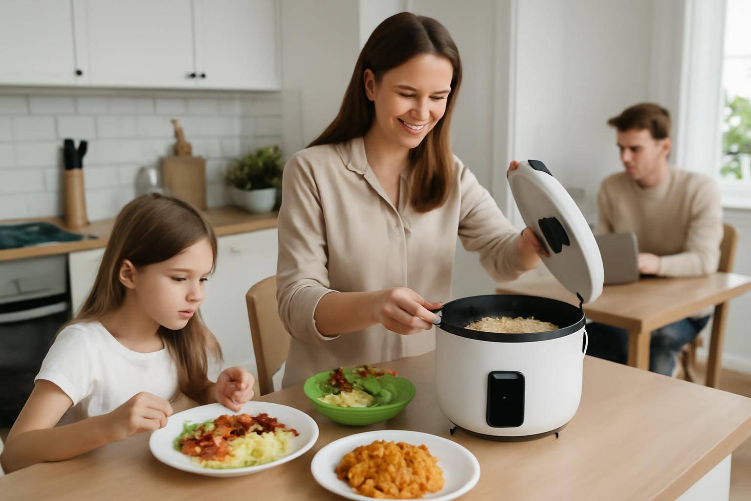 Riskoger til børnefamilier, studerende og små køkkener - I børnefamilier er det ofte de samme retter, der går igen: karry med kylling, wok med...