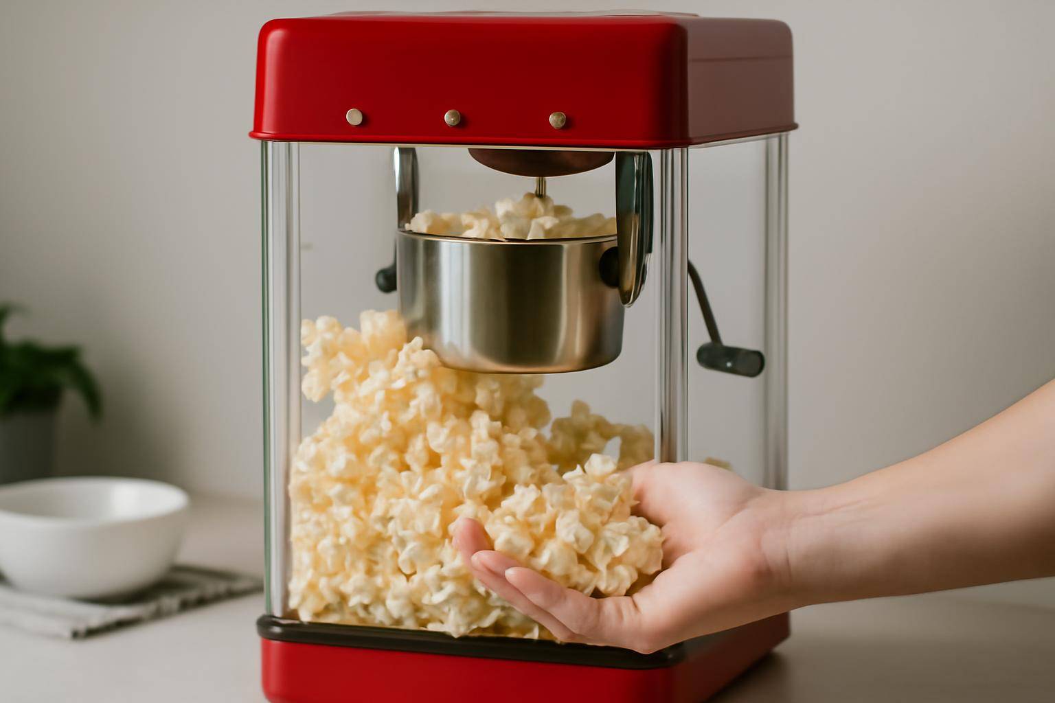 Sådan bruger du en popcornmaskine korrekt – trin for trin for begyndere
