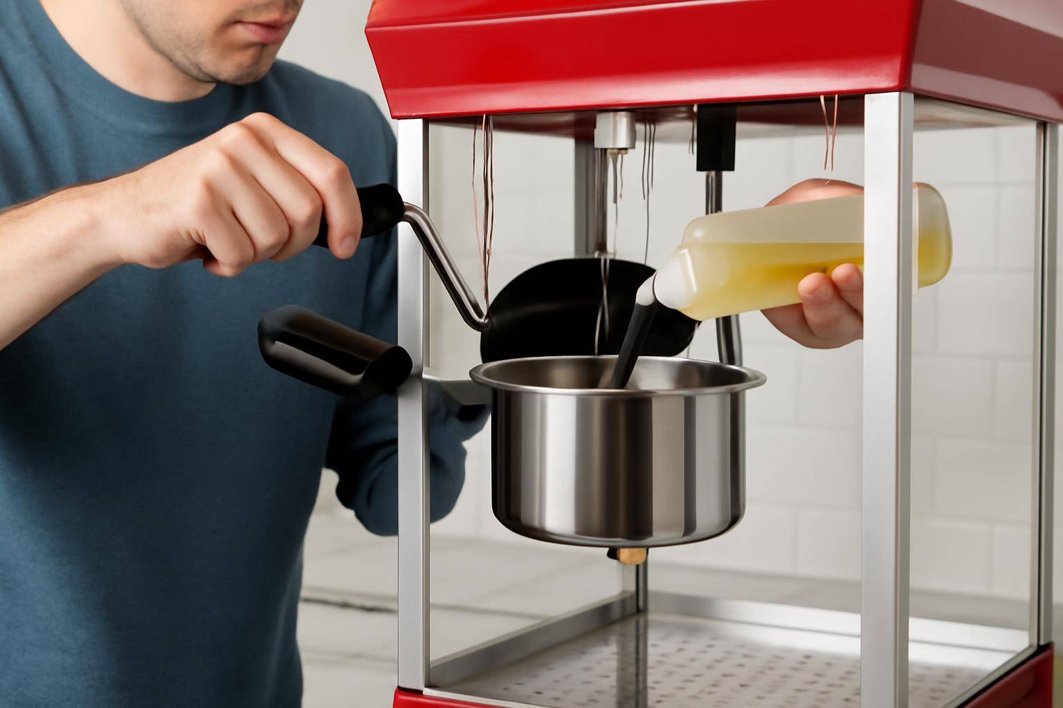 Trin for trin: Sådan bruger du en olie-baseret popcornmaskine med gryde - En olie-baseret popcornmaskine med gryde føles for mange mere som “ri...