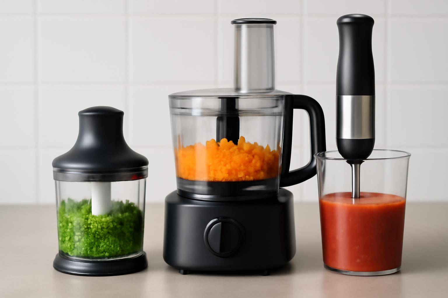 Minihakker vs foodprocessor (og stavblender): Hvad skal du vælge?