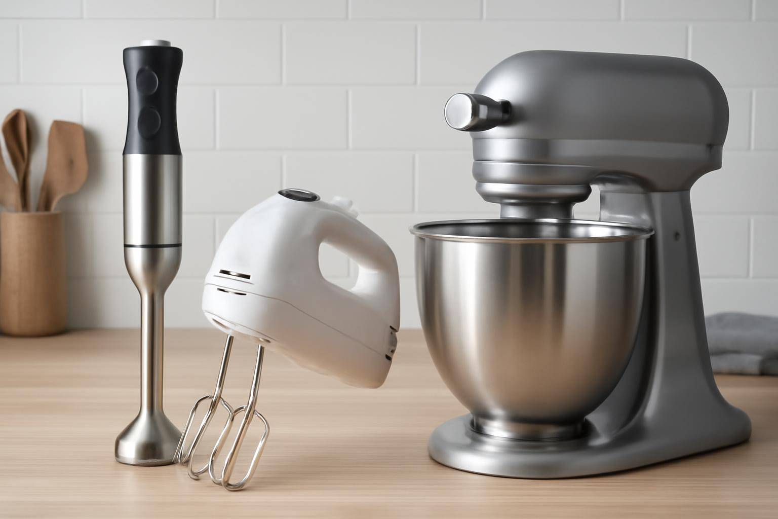 Stavblender vs håndmixer vs køkkenmaskine: Hvad skal du vælge i et almindeligt dansk køkken?