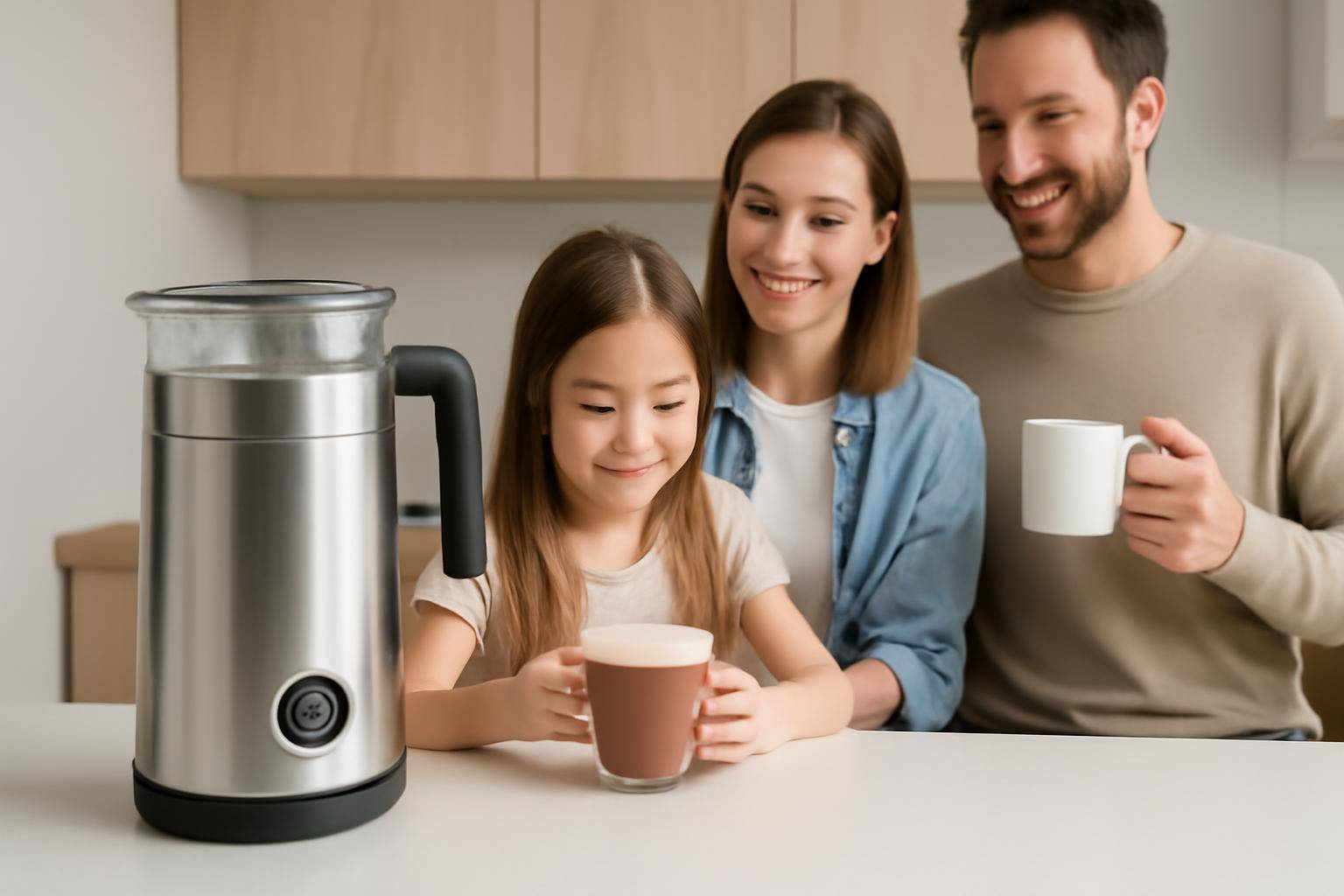 Børnefamilie - I en børnefamilie handler kaffeudstyr ofte lige så meget om kakao og varm mælk, som det handler o