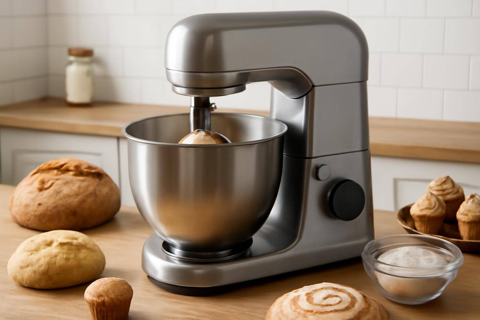 Køkkenmaskine til bagning: sådan vælger du den bedste til brød, surdej og kager