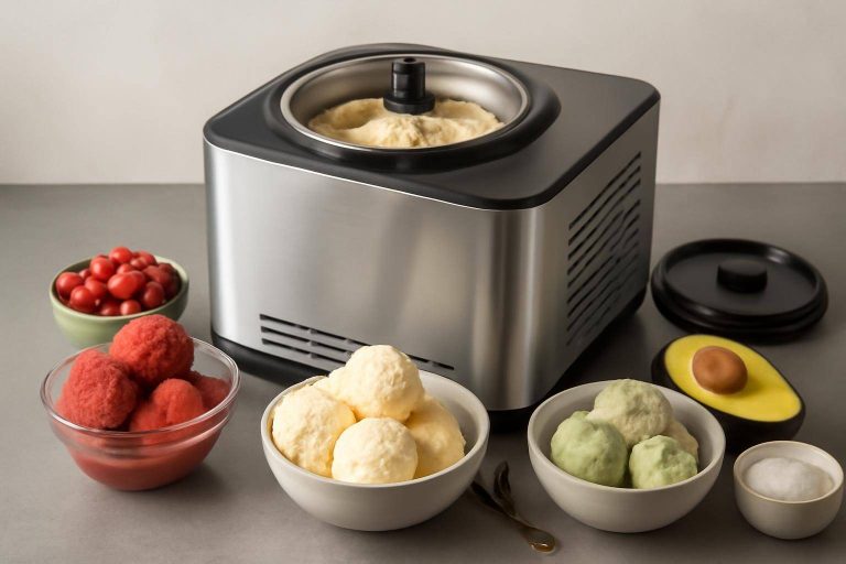Opskrifter til ismaskine: Den komplette guide til cremet is, sorbet, sukkerfri og veganske varianter