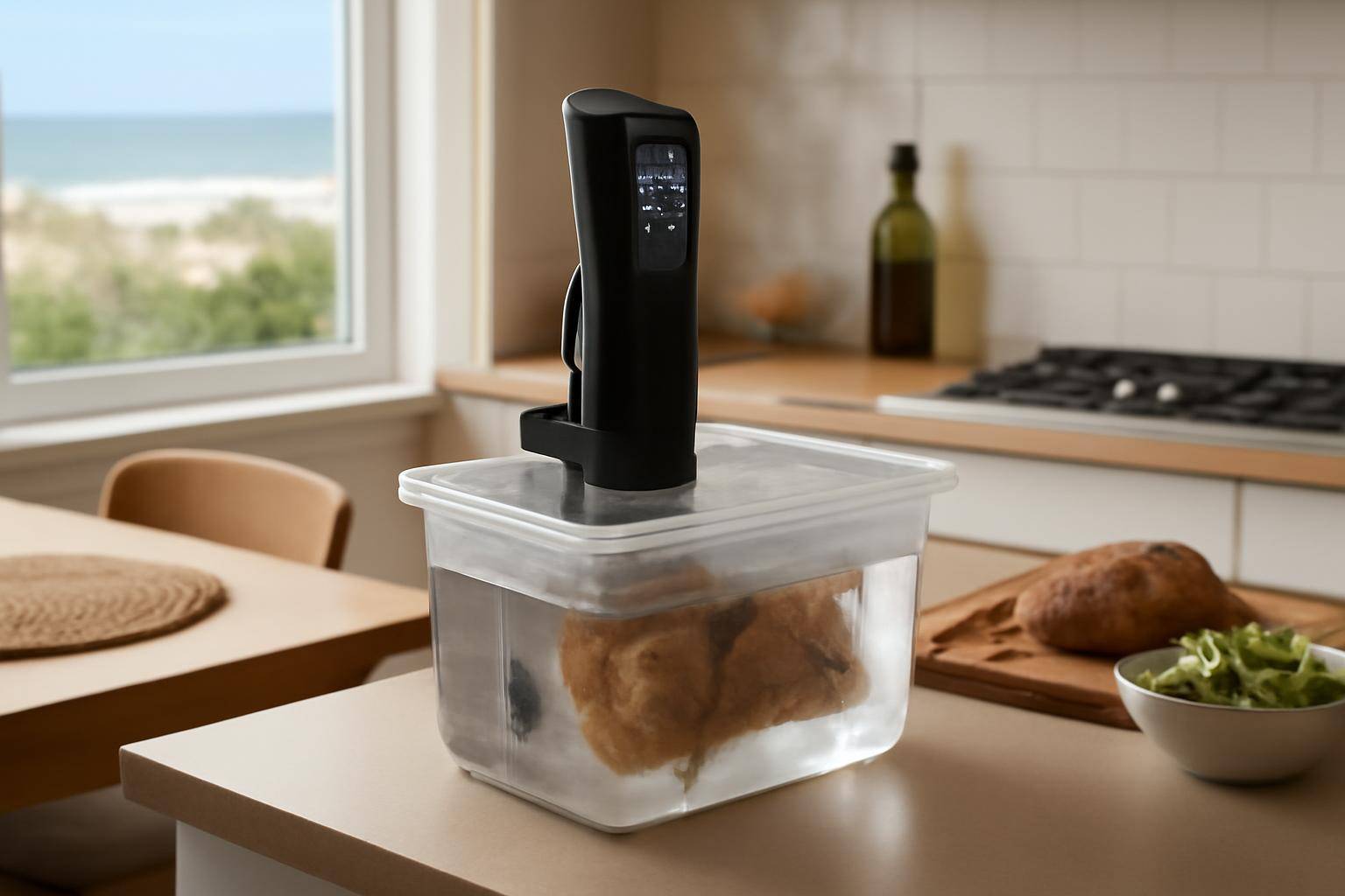 Gæster i sommerhus og travle hverdage - Til gæster i sommerhus eller lille lejlighed er sous vide særligt smart, fordi al det tidskrævend