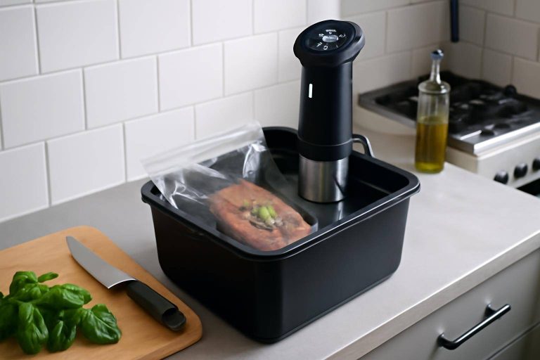 Sous vide i lille køkken: komplet guide til plads, støj og sikkerhed