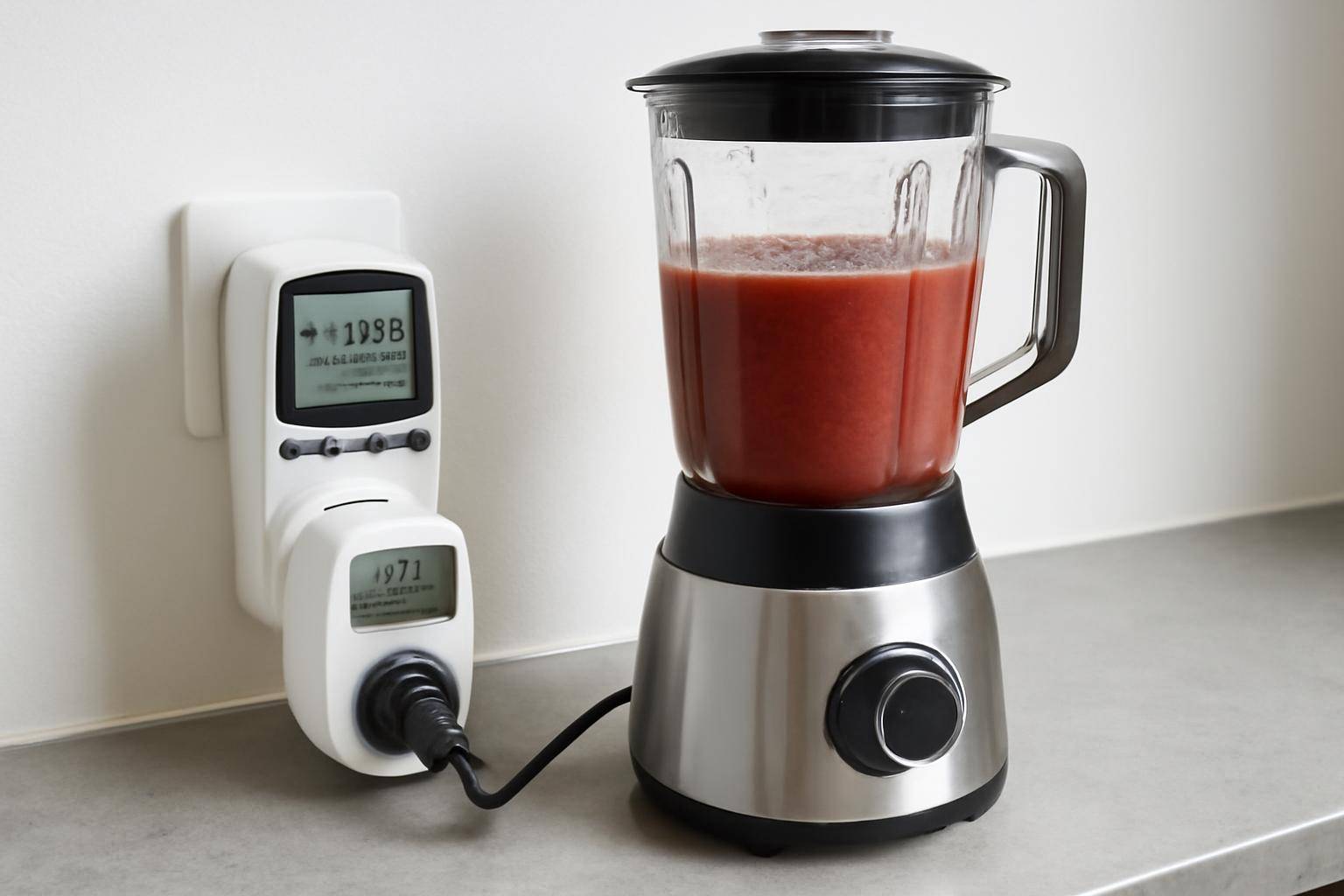Brug energimåler for præcise tal - Hvis du vil være helt sikker på, hvad din blender trækker i praksis, kan du sætte en energimåle