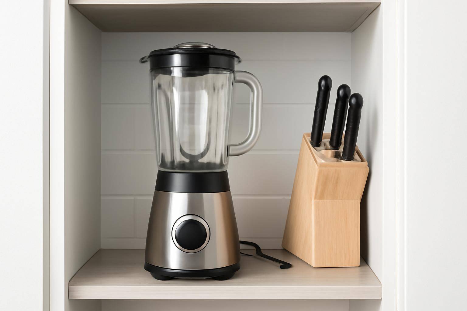 Sikker opbevaring af blender og knive - Sikkerhed ved blender handler ikke kun om selve brugen, men også om, hvordan du opbevarer apparat o