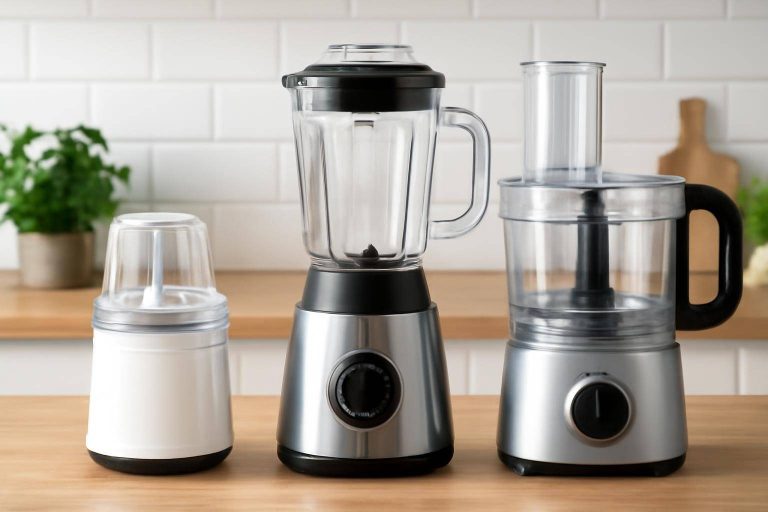 Minihakker vs blender vs foodprocessor – hvad skal du vælge i dit køkken?