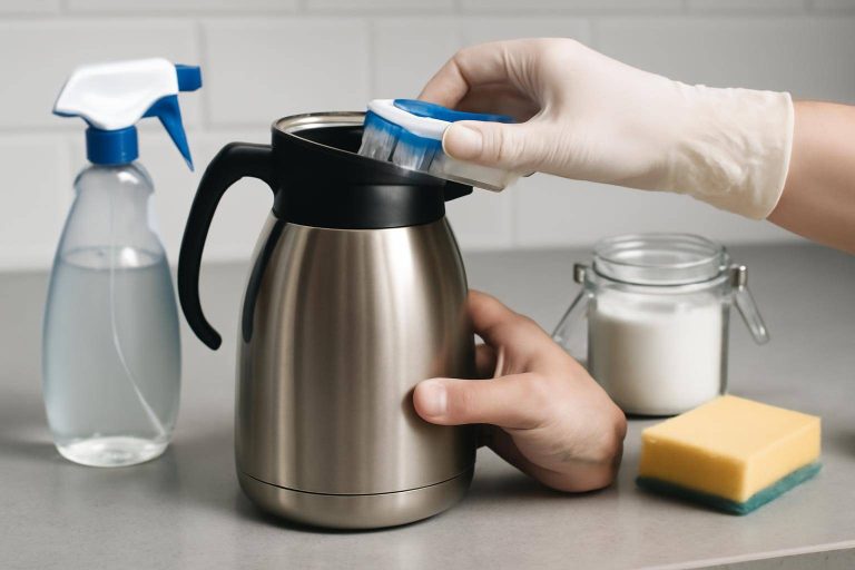 Rengøring af termokande: sådan fjerner du lugt, kalk og mug – trin for trin