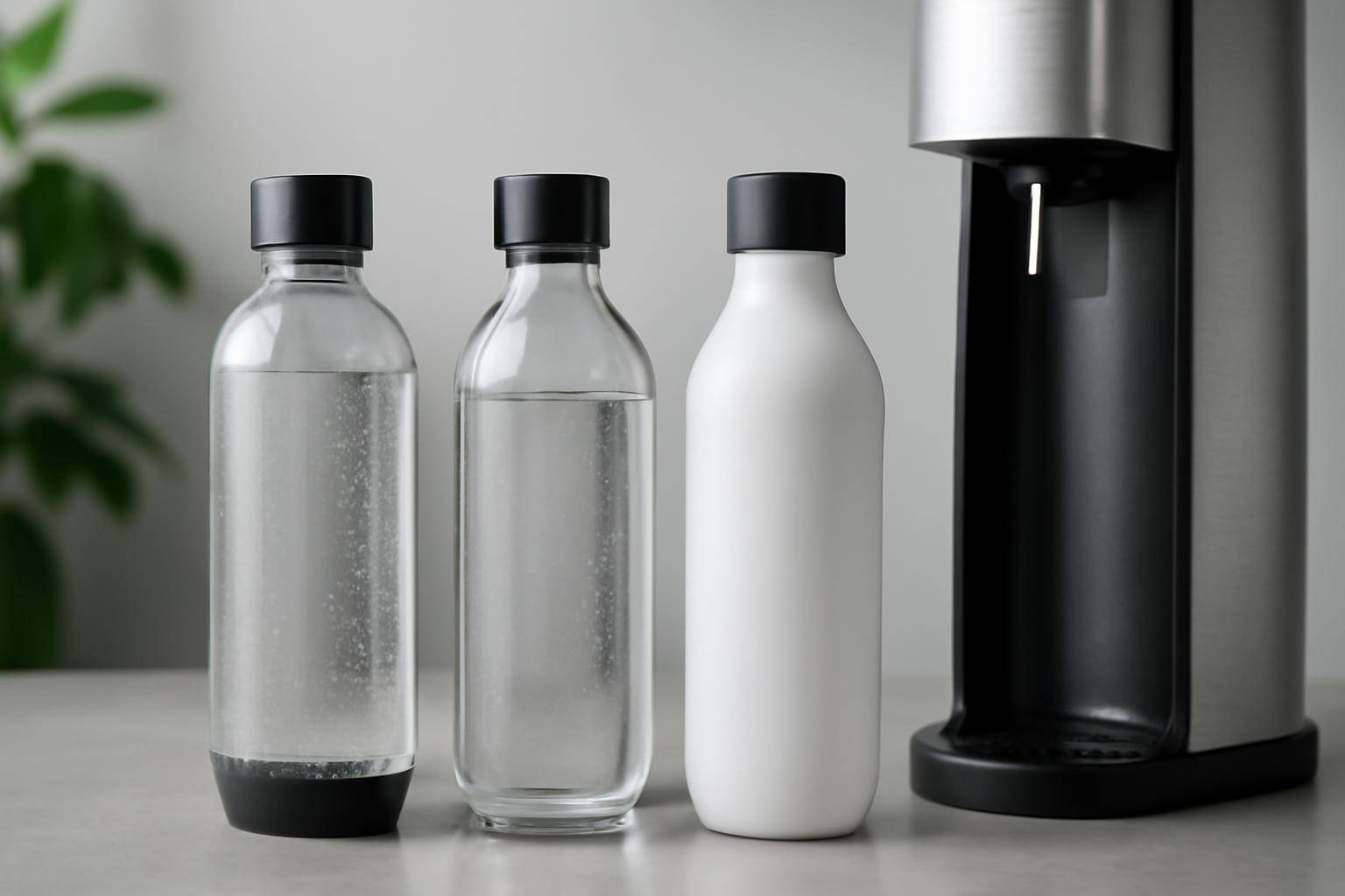Sodavandsmaskine flasker: guide til materialer, design og holdbarhed