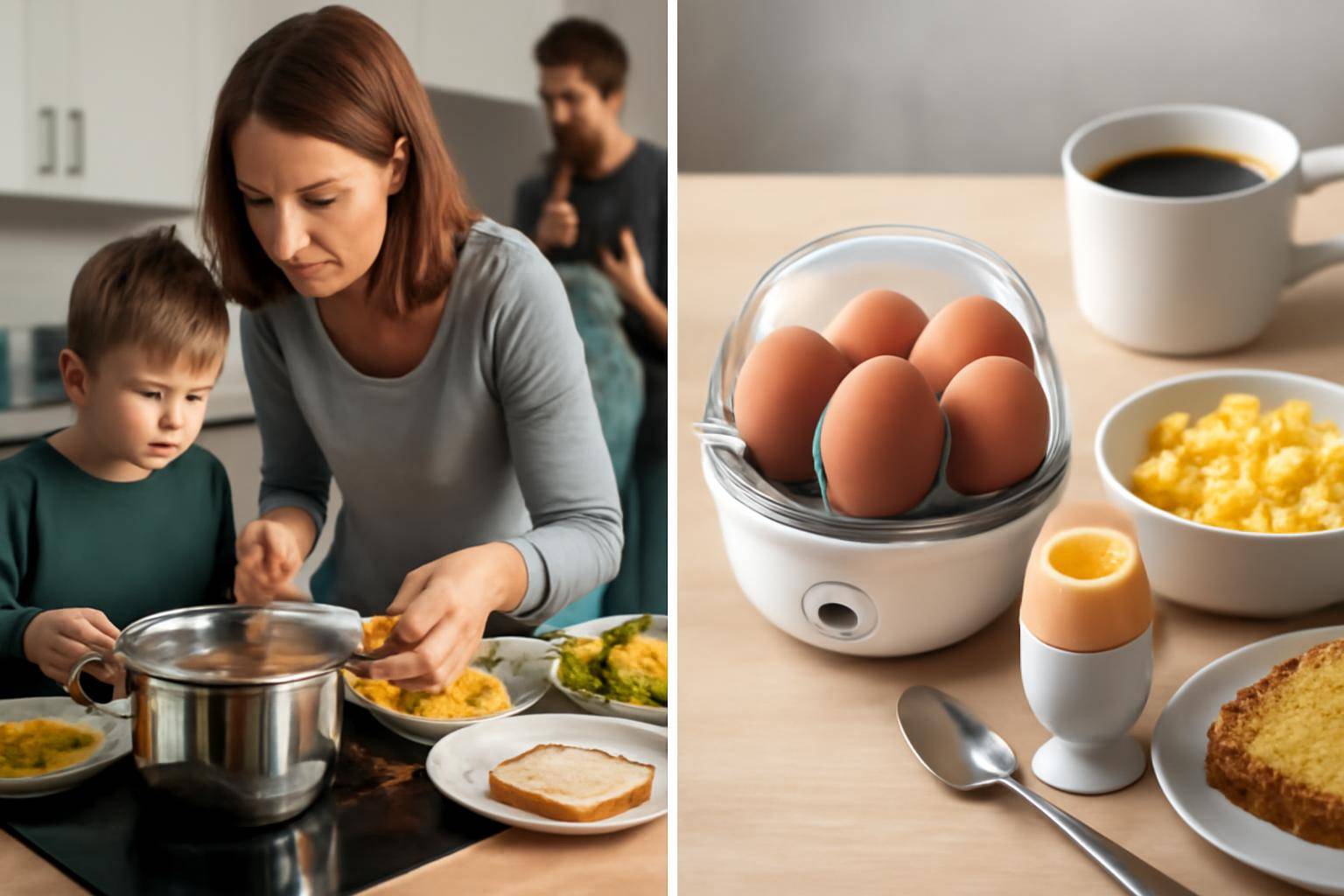 Eksempler fra hverdagen: travl morgen vs. brunch - Forestil dig en mandag morgen i en børnefamilie: To voksne, to børn, alle skal ud ad døren. M...