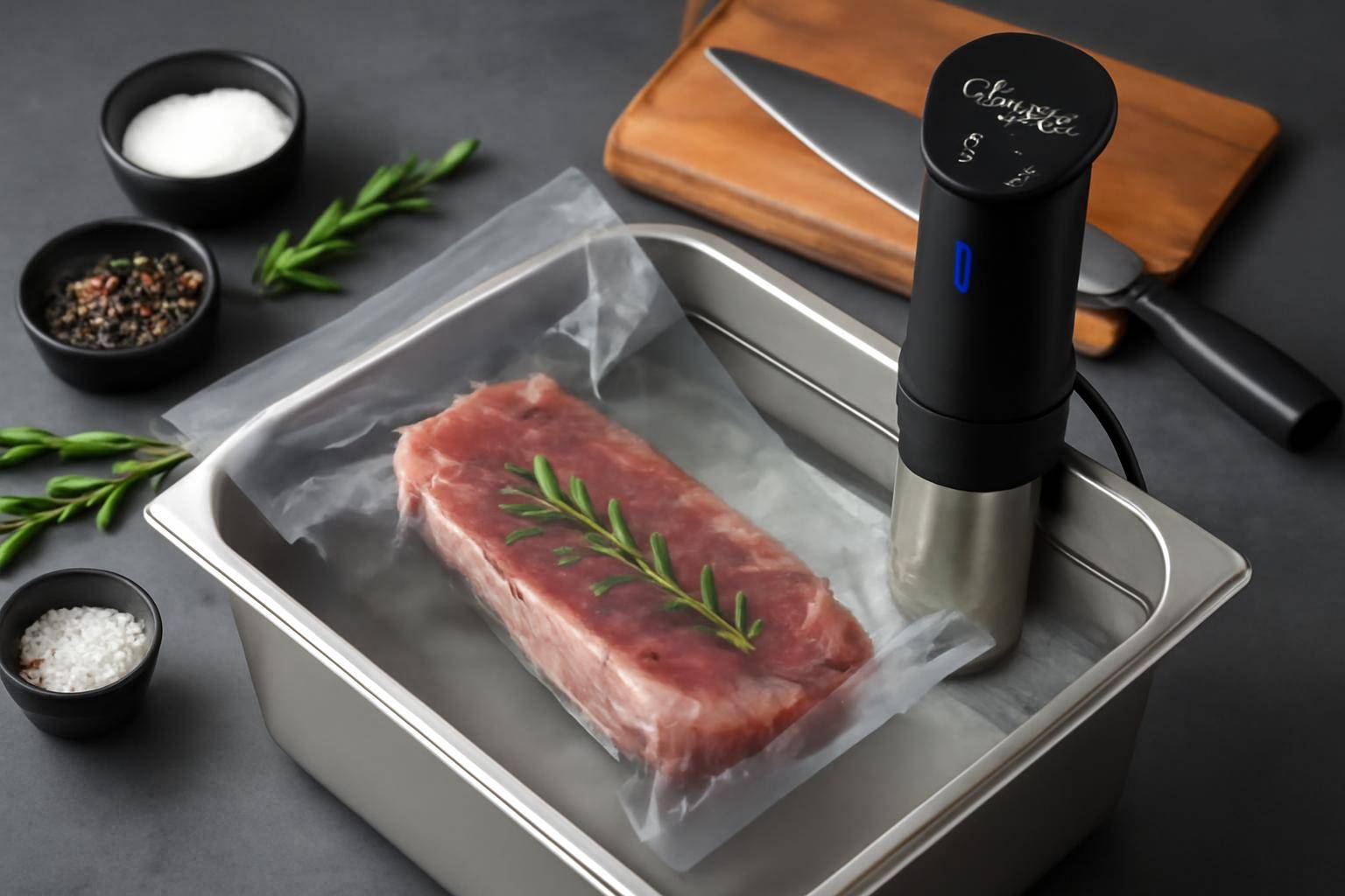 Avanceret sous vide: Teknikker, temperaturer og tekstur for øvede hjemmekokke