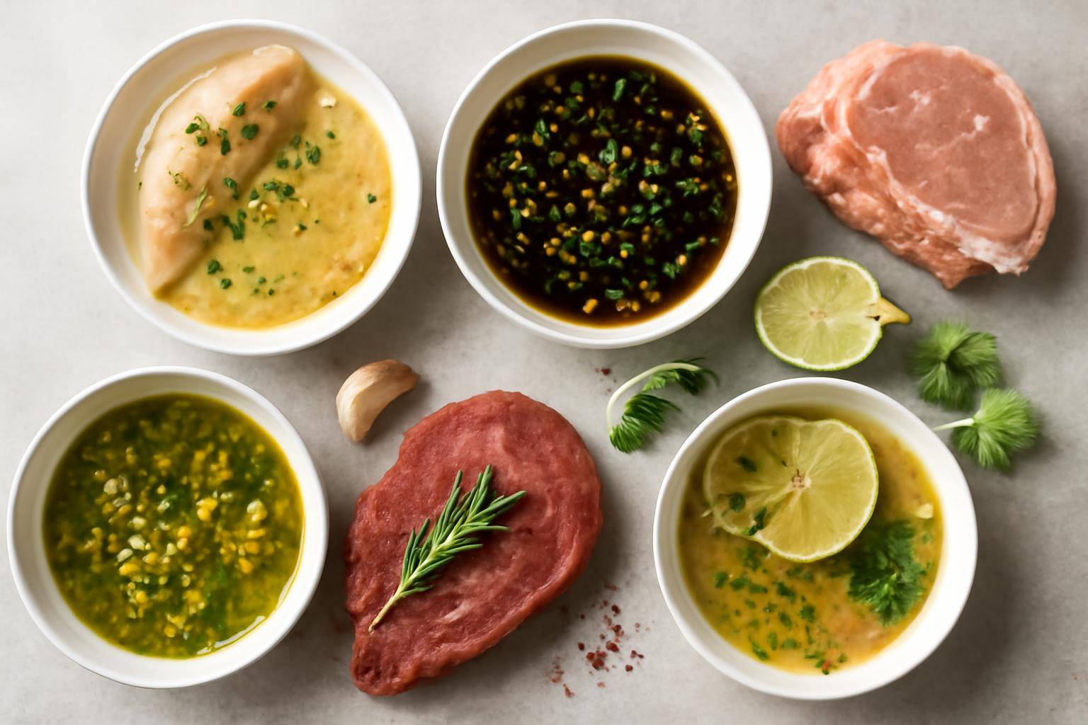 Smag uden smør: Marinader og krydringer - Det kan lyde kedeligt at spare på fedtet, men smag kommer i høj grad fra andre kilder. Tænk i kom