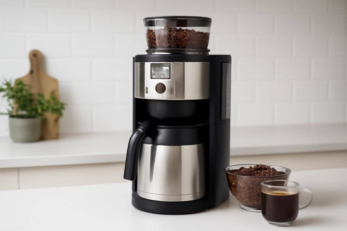 Kaffemaskine med termokande og kværn – værd at overveje? - Kombinationen af kaffemaskine med termokande og integreret kværn er attraktiv, ford...