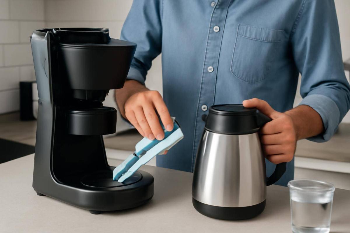 Vedligeholdelse, levetid og bedre smag i det daglige - Regelmæssig vedligeholdelse af kaffemaskine med termokande er en af de nemmeste måder at f...