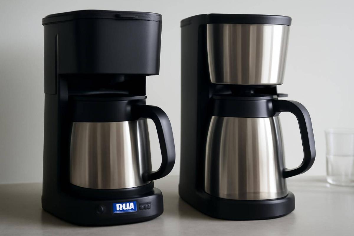 Bedste kaffemaskine med termoskande og timer - Kombinationen af termoskande og timer er ideel, hvis du vil have kaffe, der er varm i flere timer ud