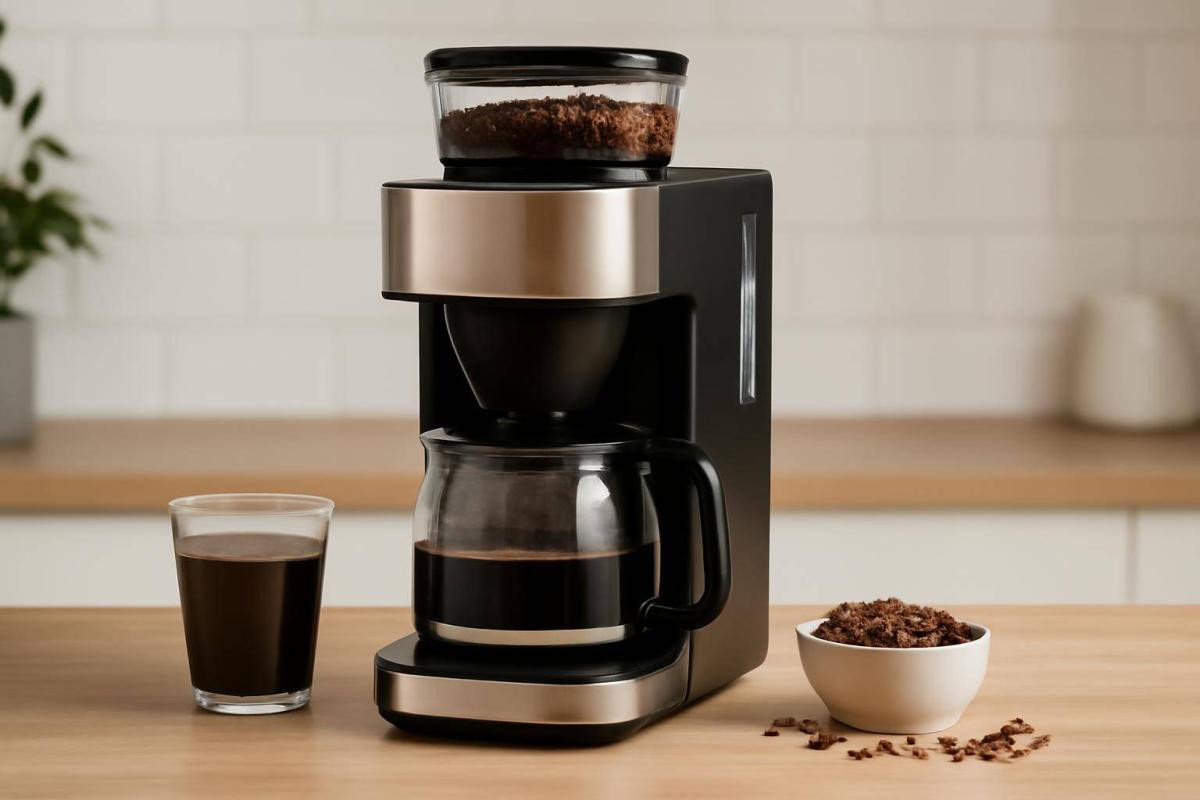Filterkaffemaskine med kværn – komplet guide til valg af den rigtige model -  - Professional illustration and visual guide