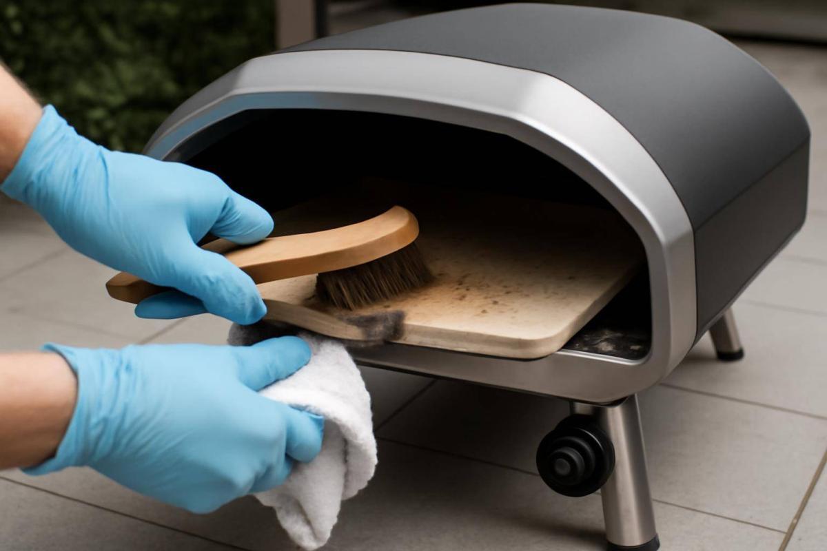 Rengøring af sten og kabinet - Rengøring af en gas pizzaovn er heldigvis sjældent så omfattende, som mange frygter. Pizzastenen