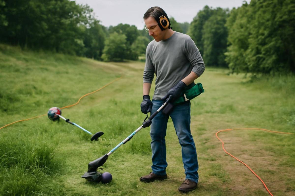 Hvornår bør du vælge batteri- eller benzindrevet i stedet? - Der er situationer, hvor en el græstrimmer med ledning ganske enkelt ikke er den b...