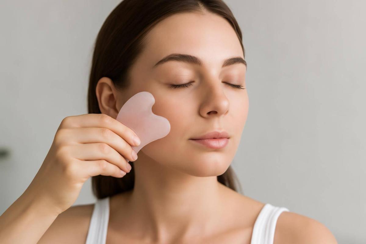 Gua Sha til ansigtet – trin for trin guide for begyndere - Ansigts-Gua Sha er generelt mildere end kropsbehandling og kan ofte udføres 2–5 gan...