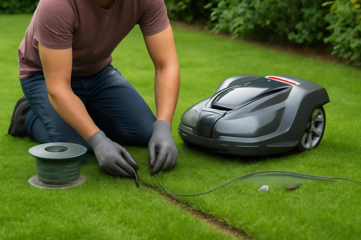 Installation af robotplæneklipper og kanttråd – trin for trin guide