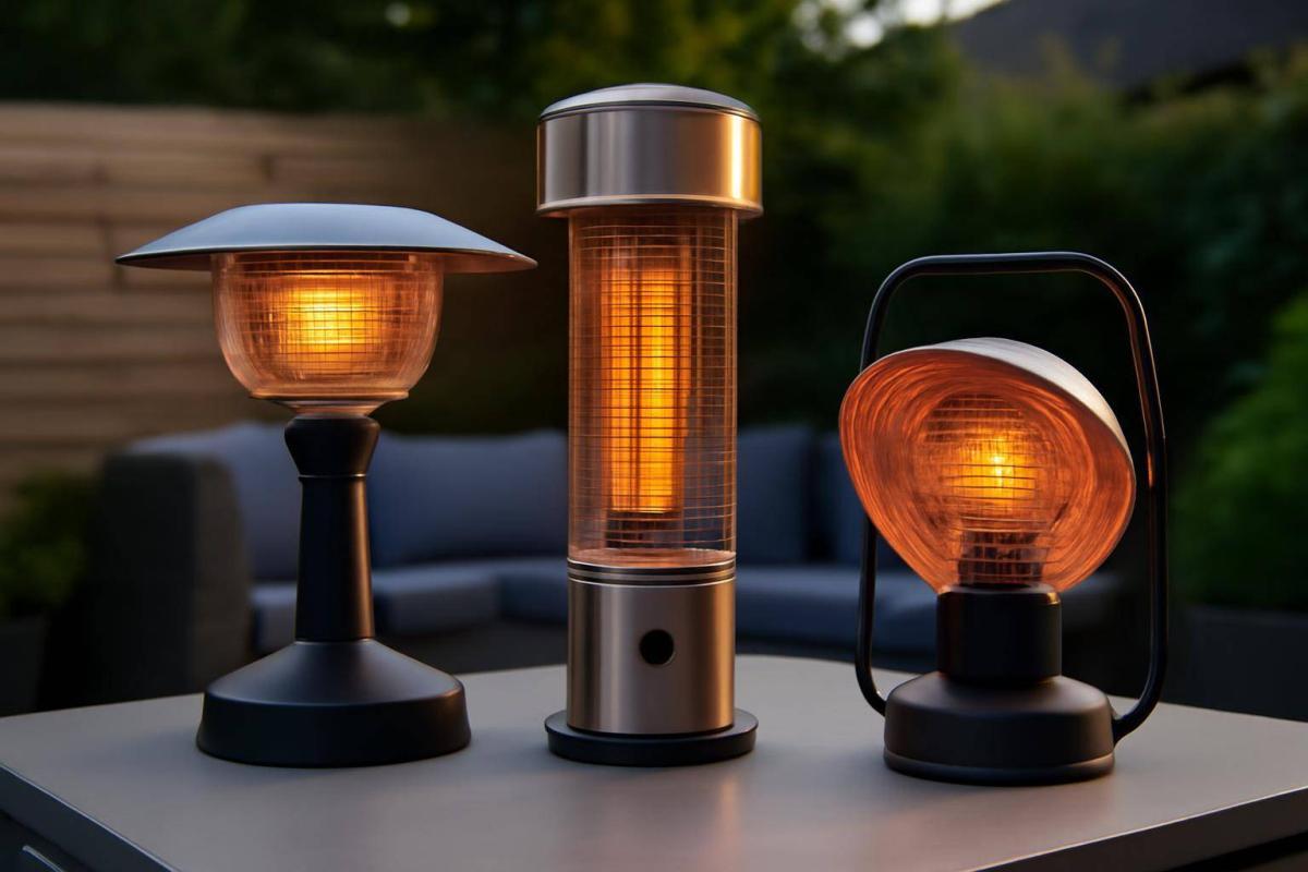 Små og mobile terrassevarmere – bordmodeller, flytbare og til camping (test og købsguide)