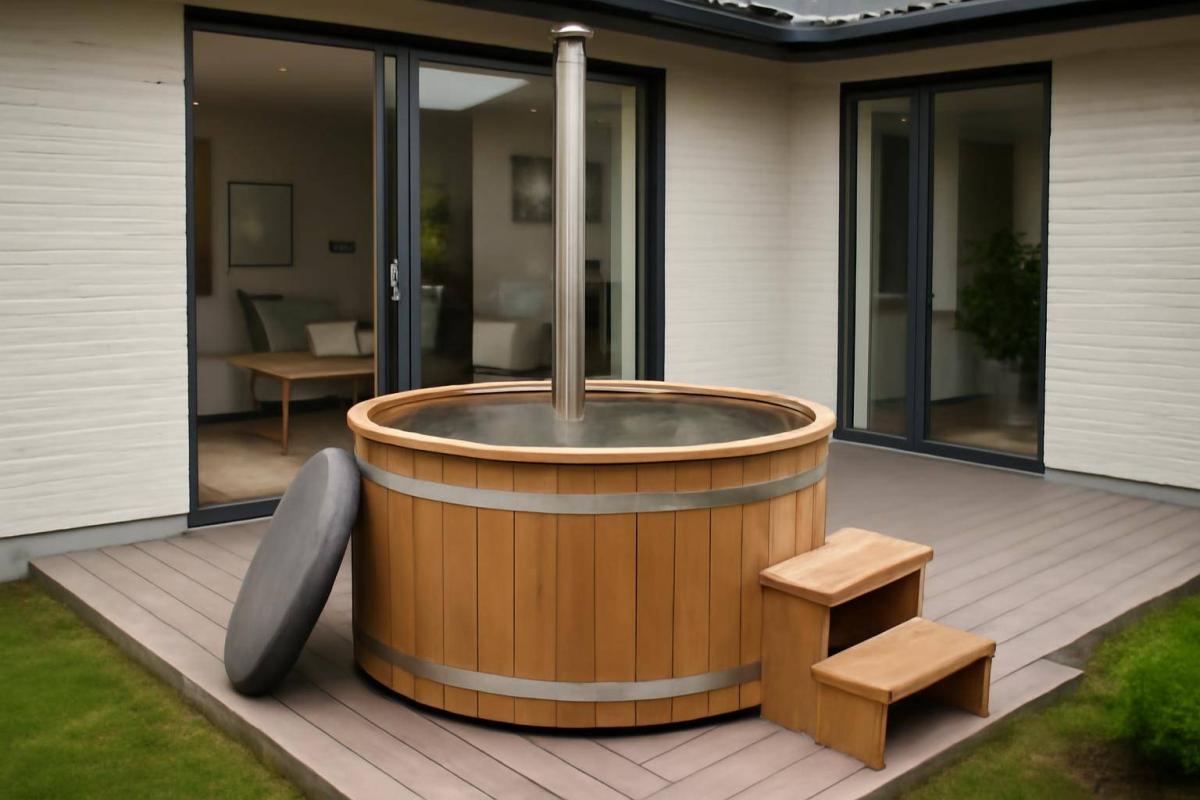Vildmarksbad på terrasse: er det en god idé? - Mange drømmer om et vildmarksbad direkte på terrassen, tæt på huset og integreret i uderummet. D