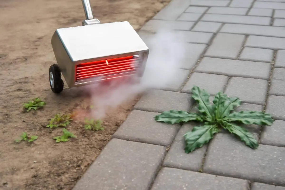 Effektivitet på frøukrudt vs. flerårigt ukrudt - Termiske metoder som infrarød og damp er mest effektive mod små, énårige planter i frøstad...