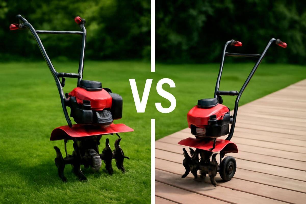 Leje af havefræser vs. køb: Hvad kan bedst betale sig? - - Professional illustration and visual guide