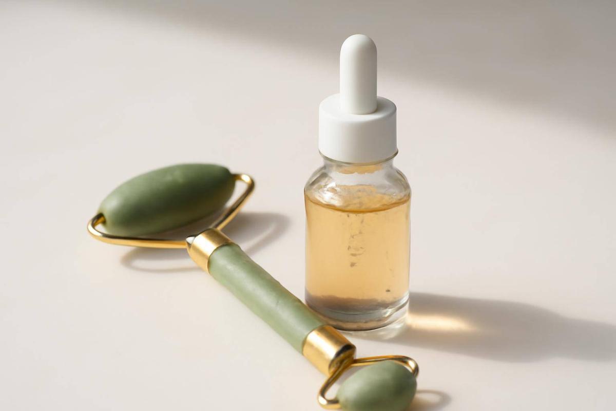 Skin roller og serum: bedste ingredienser før og efter behandling - - Professional illustration and visual guide